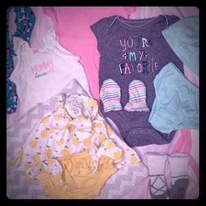 🥰 Adorable newborn 0-3 month baby girl blowout!